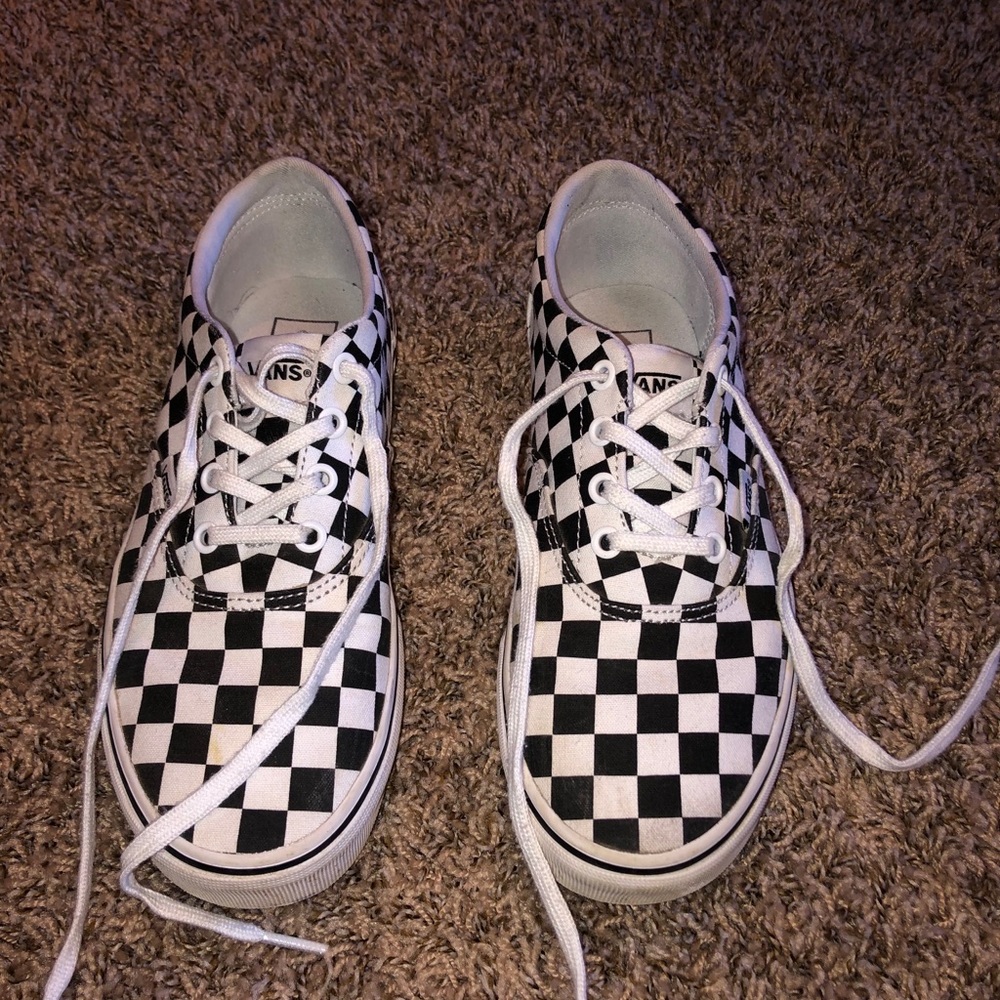 Checkered Vans